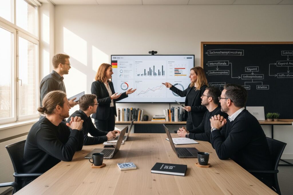 internationale seo, duitse markt, teamwork