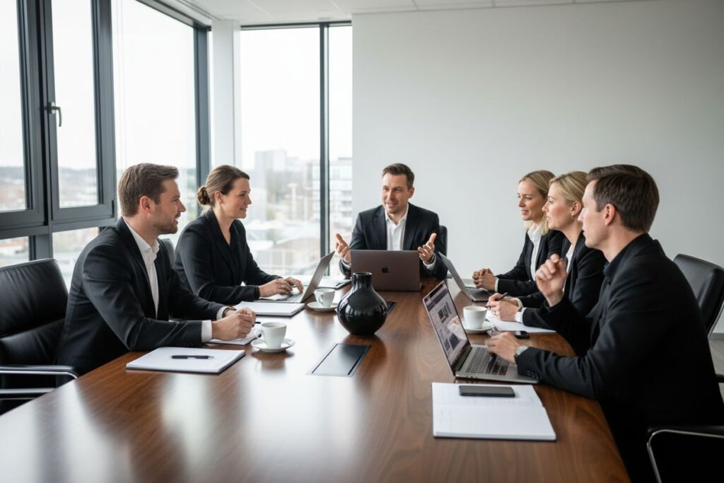 Duitse linkbuilding samenwerking kantoor