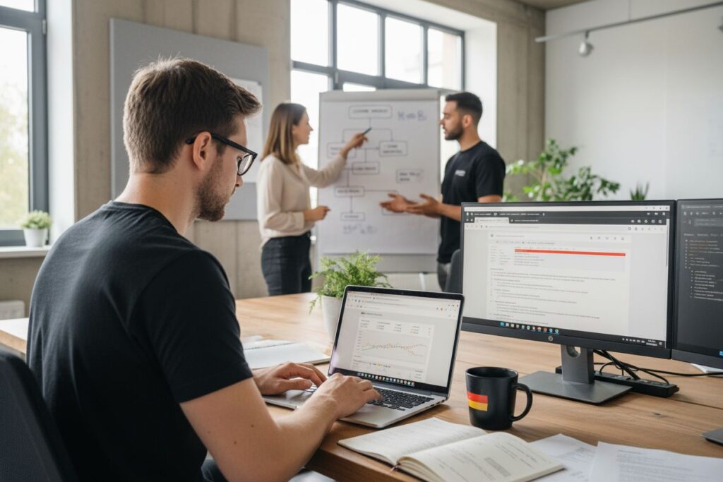 Duitse SEO analyse kantoor