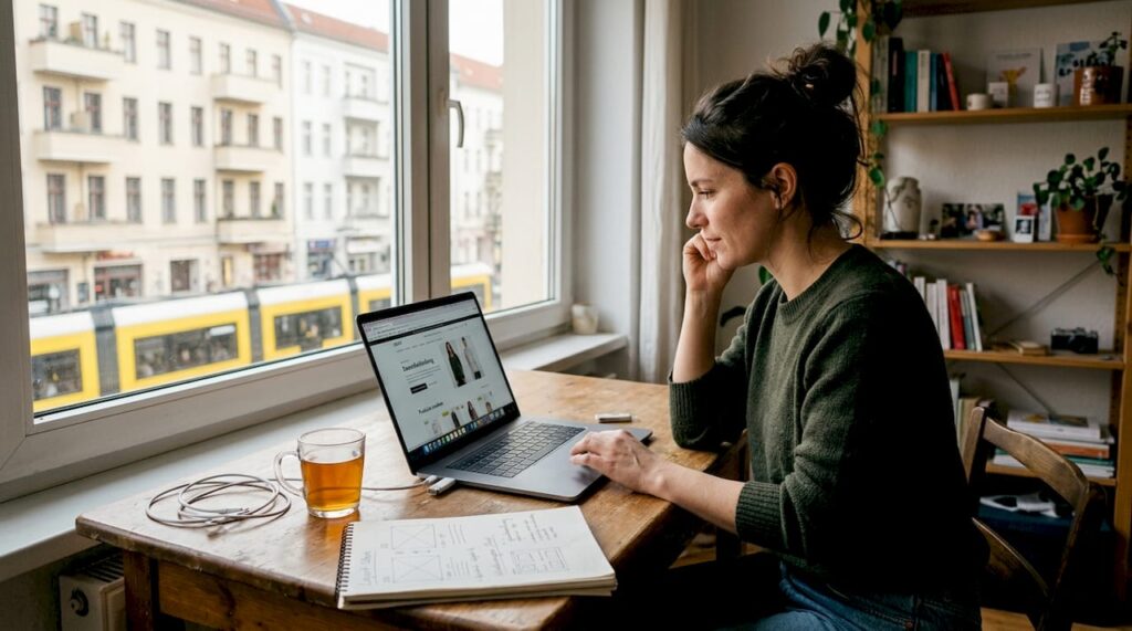 Webdesigner bouwt webshop voor Duitse markt
